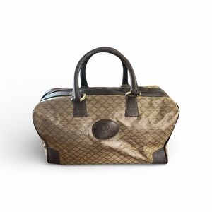 Vintage Celine Macadam Boston Bag